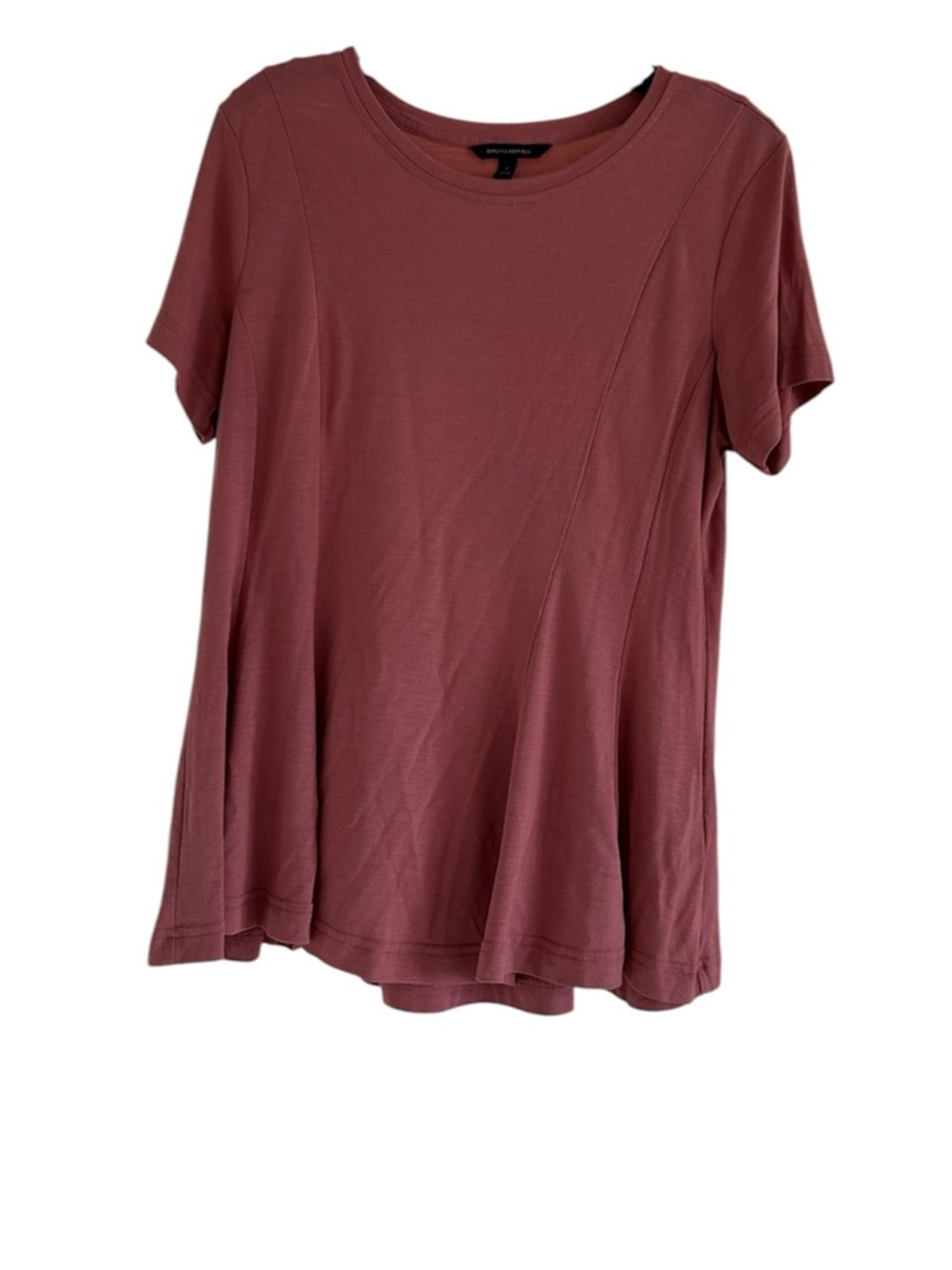 Banana Republic Mauve Size Small Short Sleeve Swing Tee
